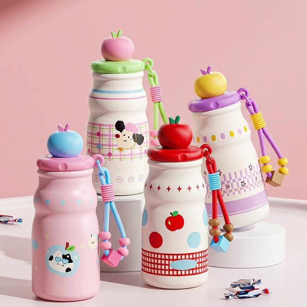 Fun Cartoon Water Bottle – Stylish Design, Long-Lasting Temperature