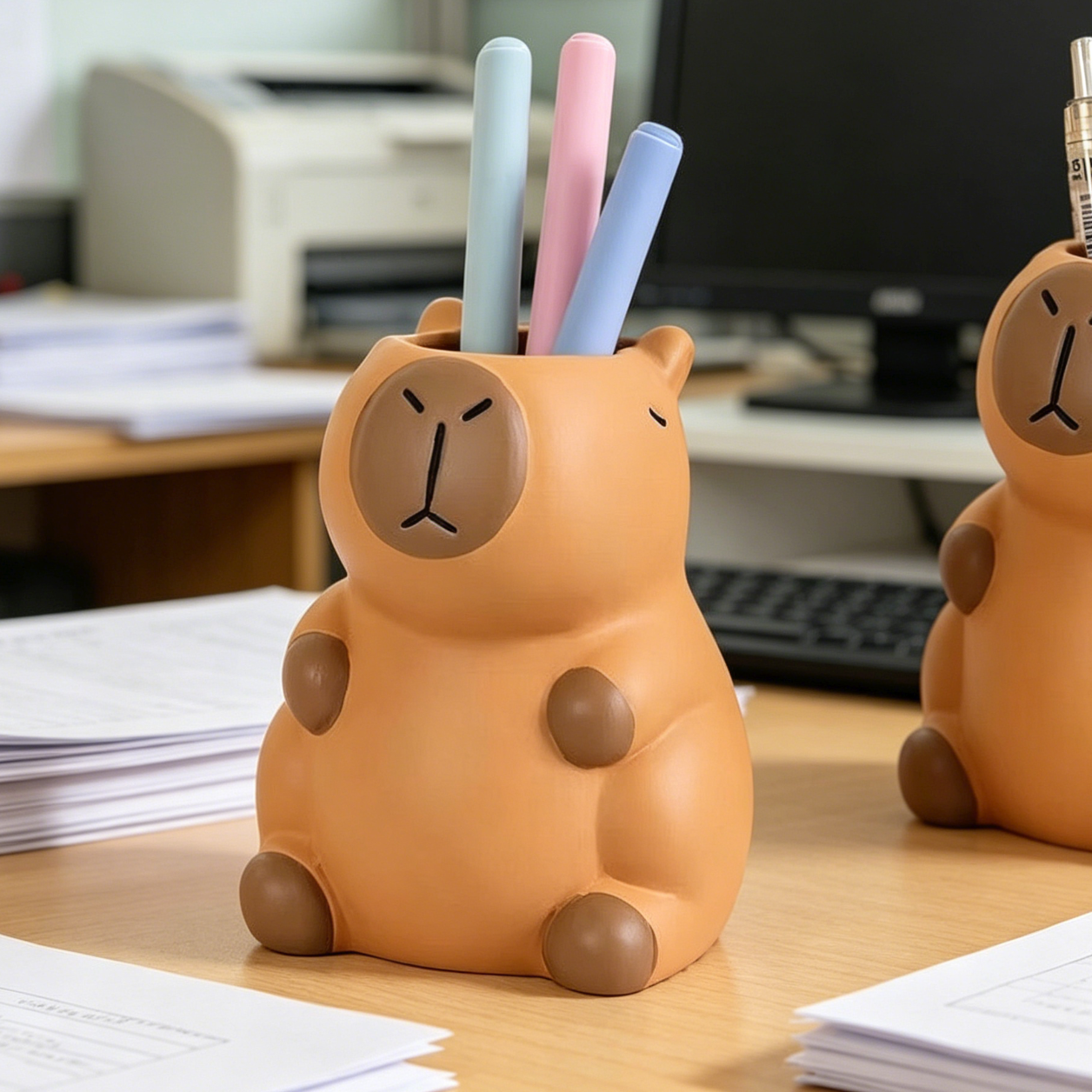 Viral Healing Capybara 3D Pen Holder